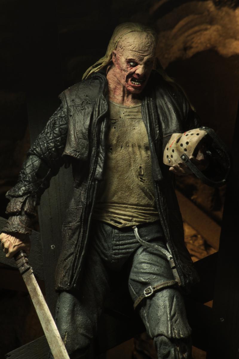 NECA 3D friday The 13th Jason tête de cuir tronçonneuse mandrky Michael Myers Freddy Krueger IT Pennywise Joker figurine jouet poupée