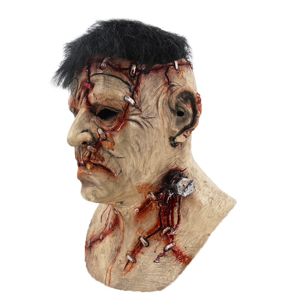 Frankenstein-masque monstre en Latex, Boris Karloff, Halloween, démon maléfique, horreur pourriture de Zombie, masque de monstre effrayant
