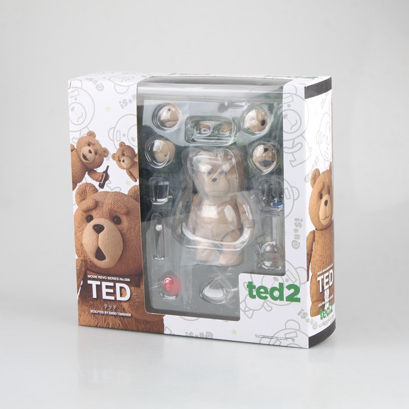 Film TED 2 10cm en boîte Ted ours en peluche BJD Figure modèle jouets