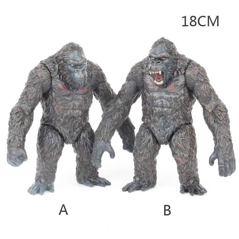 Godzilla Vs King Kong Skeletschedel Eiland gorille monstres Anime figurine modèle Gemonteerd Speelgoed enfants halloween cadeau