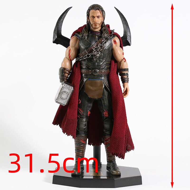 Figurine Thor Ragnarok modèle statue en PVC,jouet motif super héros, échelle 1/6, crazy toys,