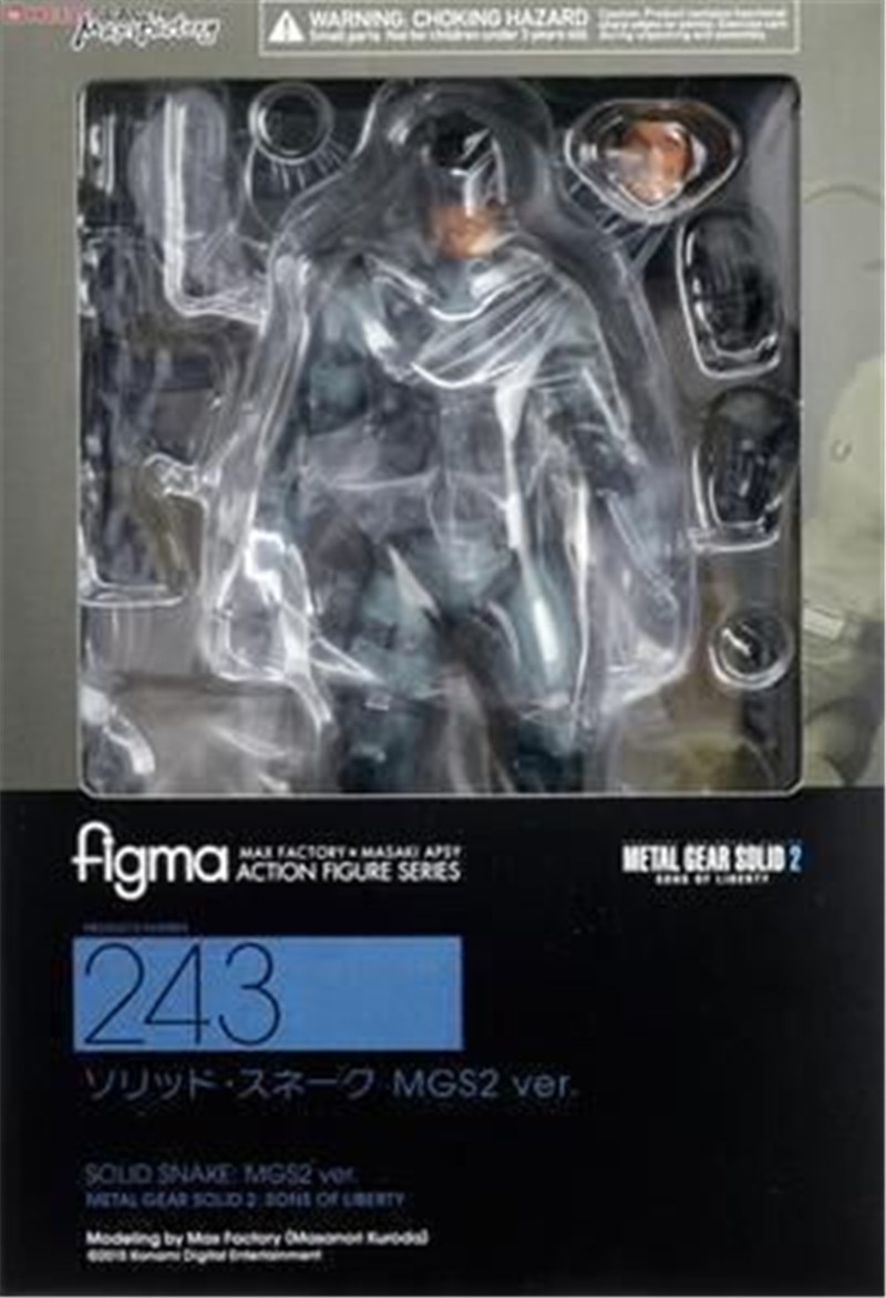 Figurine articulée Figma 243, jouet en métal, poupée solide 2, son de la liberté, serpent, modèle de collection