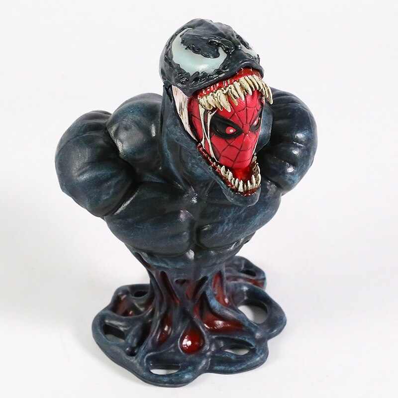 Figurine Spiderman Venom buste en PVC, jouet modèle à collectionner