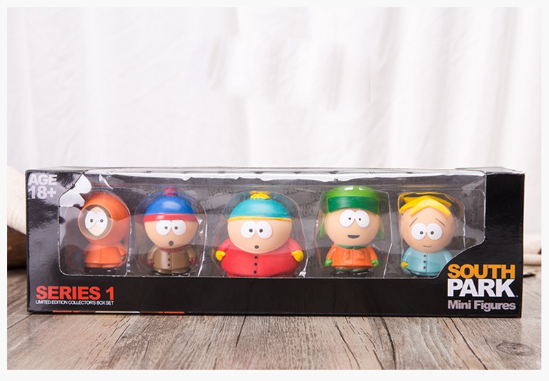 Mini figurines South Park de 6cm, 5 pièces