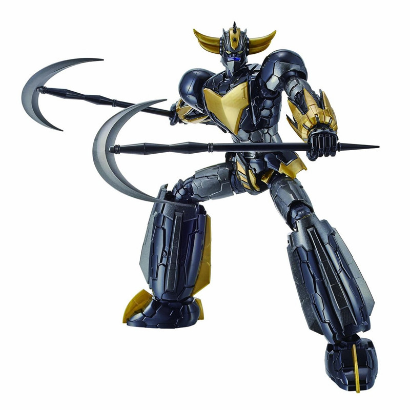 Bandai – Kit de figurines Gundam authentiques, figurine de dessin animé HG 1/144 GRENDIZER BLACK ver. Infinitisme, jouets de collection pour enfants