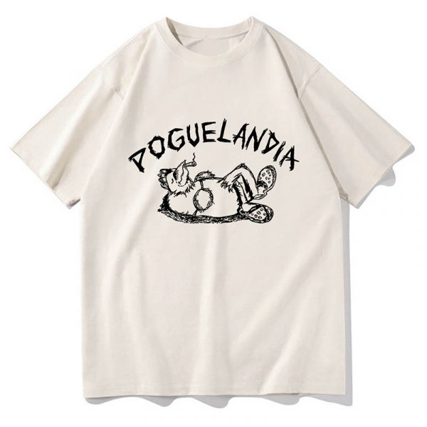 T-shirt Outer Banks PogueLandia unisexe beige