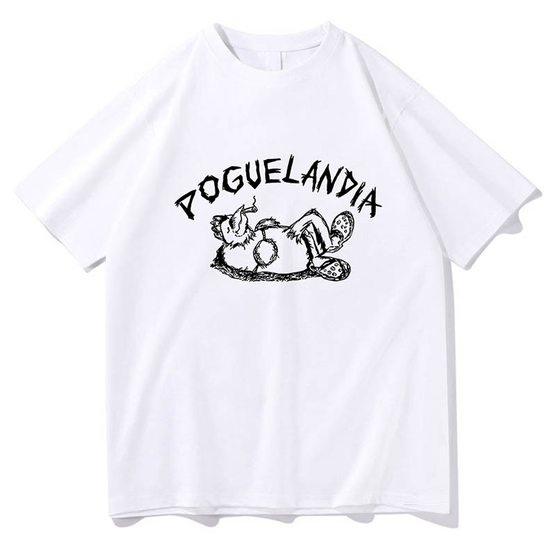 T-shirt Outer Banks PogueLandia unisexe blanc