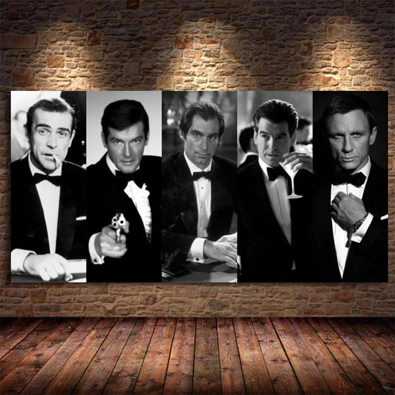 James Bond: affiches 007 en peinture et en photos