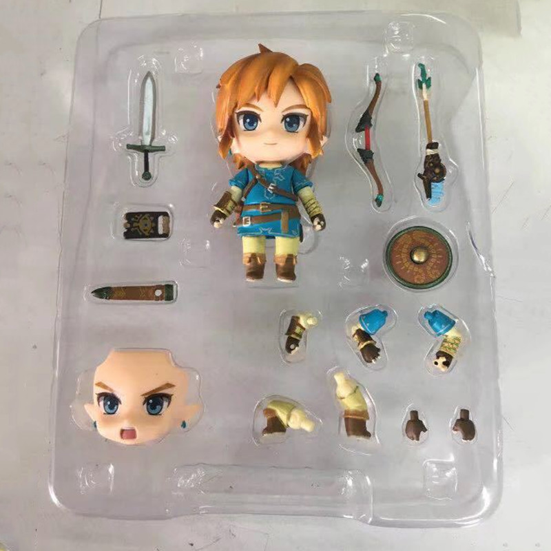 Figurines d'anime Helpda Link, Breath of the Interface, PVC Statue, Action Figma Model, Cute Toys, Collection, 10cm, #733